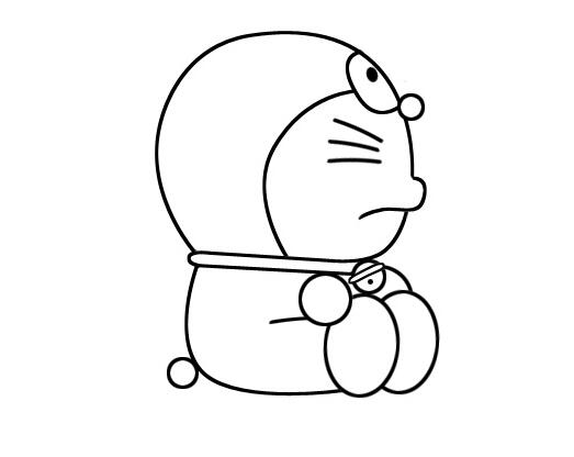 哆啦a梦机器猫的画法哆啦a梦简笔画图片