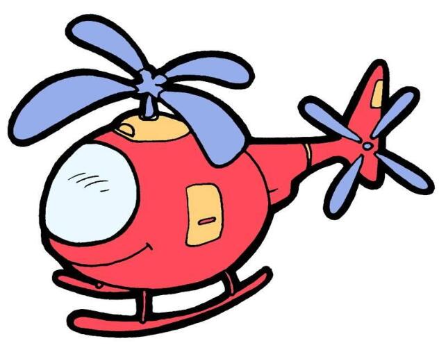 卡通直升飞机涂色怎么画简单漂亮飞机简笔画图片