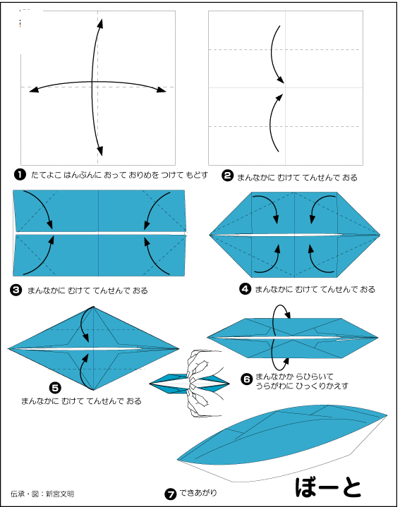怎么折纸儿童纸船 手工制作纸船的方法图解-www.qqscb.com
