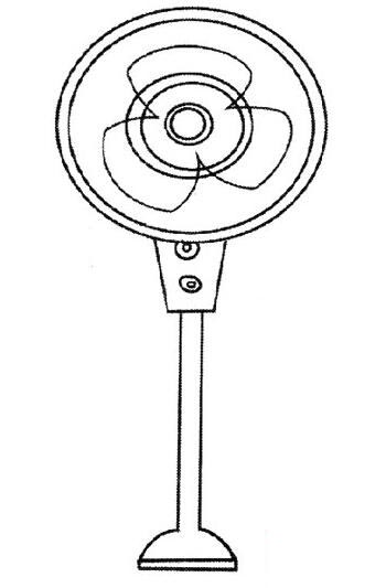 幼儿简笔画卡通电风扇的画法图片大全素描-www.qqscb.com
