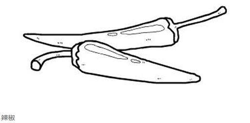卡通南瓜怎么画辣椒的画法图片步骤-www.qqscb.com