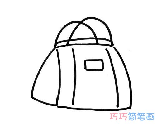 手提女士包包怎么画漂亮_衣服简笔画图片