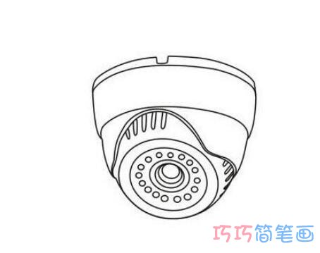 监控摄像头怎么画好看 摄像头简笔画图片