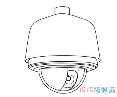 监控摄像头怎么画好看 摄像头简笔画图片