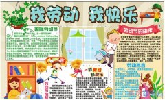 怎么画小学生关于国际劳动节手抄报图片内容