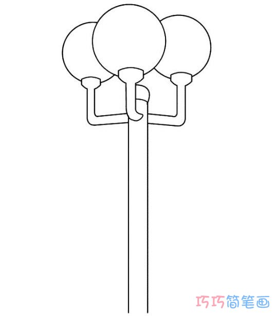 太阳能路灯怎么画简笔画教程