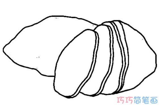 零食薯片简笔画怎么画简单易学