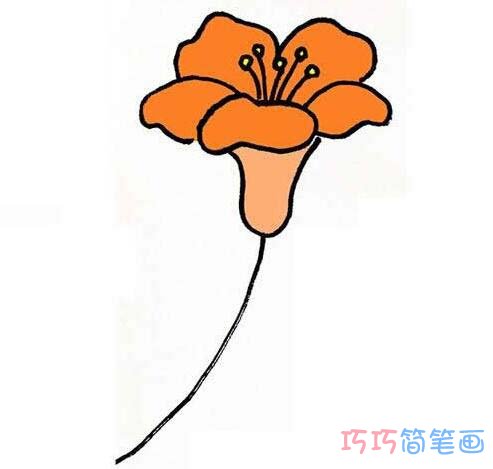 种小花朵的画法步骤图简单漂亮