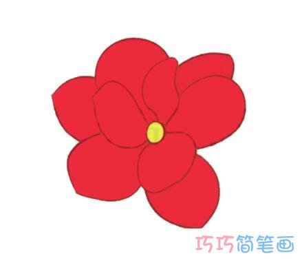 玉兰花的画法步骤图带颜色 玉兰花简笔画图片