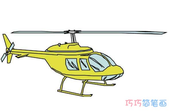 直升机的画法 高级图片